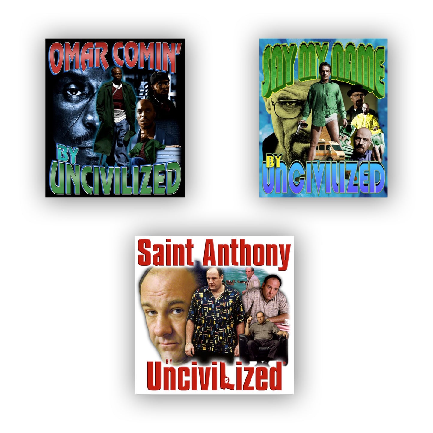 UNCIVILIZED "ANTIHERO" STICKER PACK