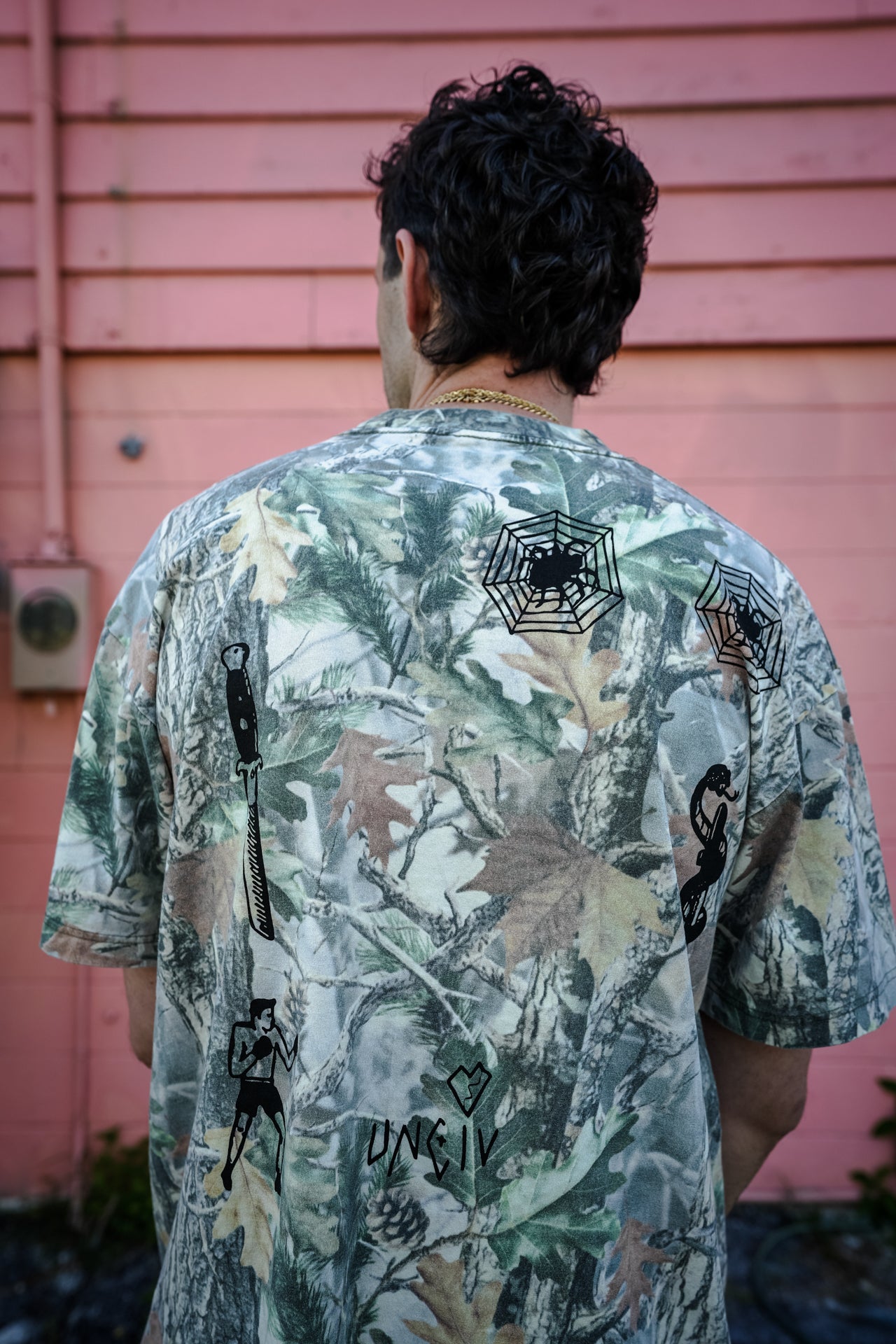 UNCIVILIZED "HANDSOME LUKE" REAL TREE T-SHIRT