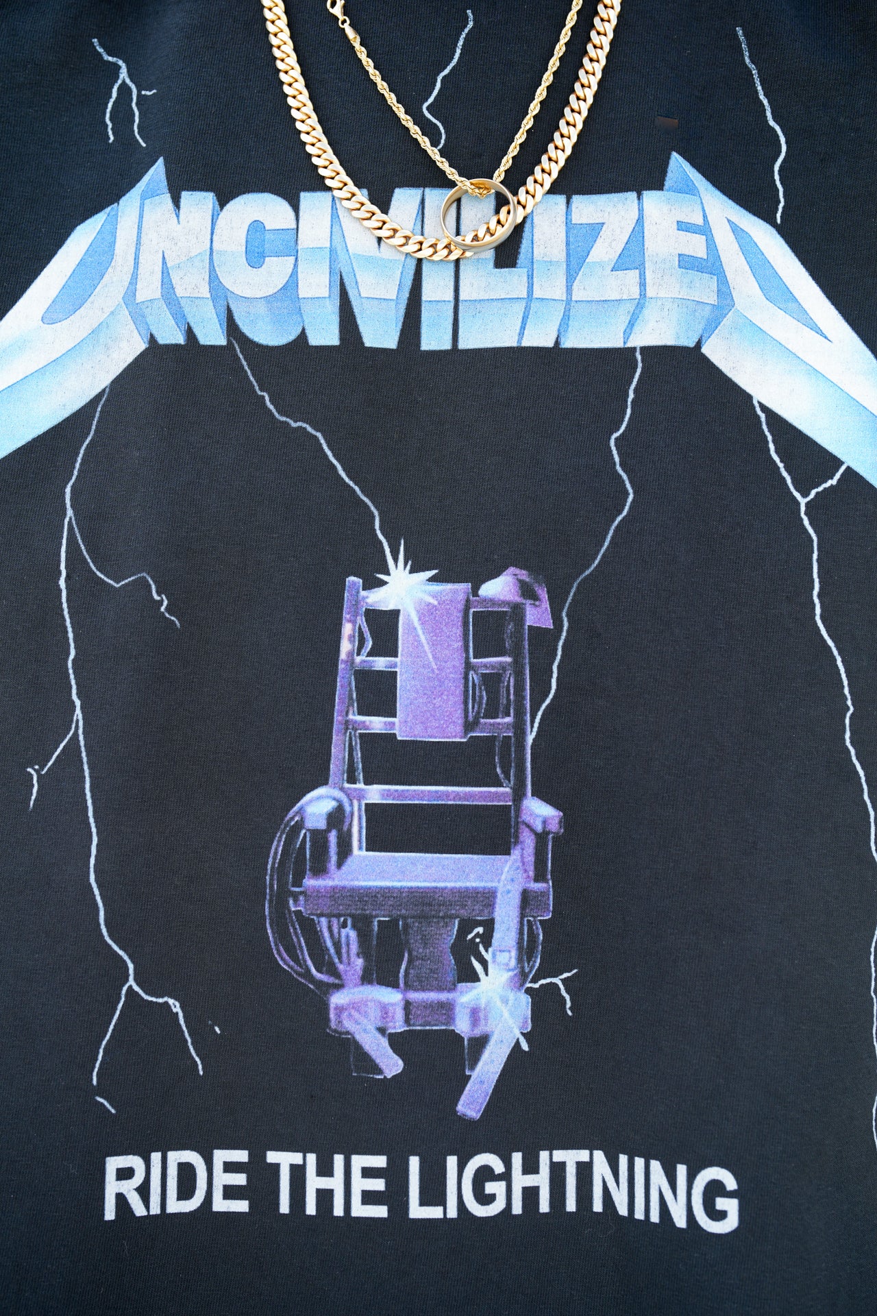 UNCIVILIZED "RIDE LIKE LIGHTNING" T-SHIRT