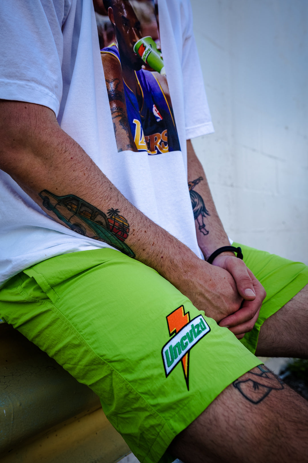 UNCIVILIZED "GREEN APPLE" SHORTS