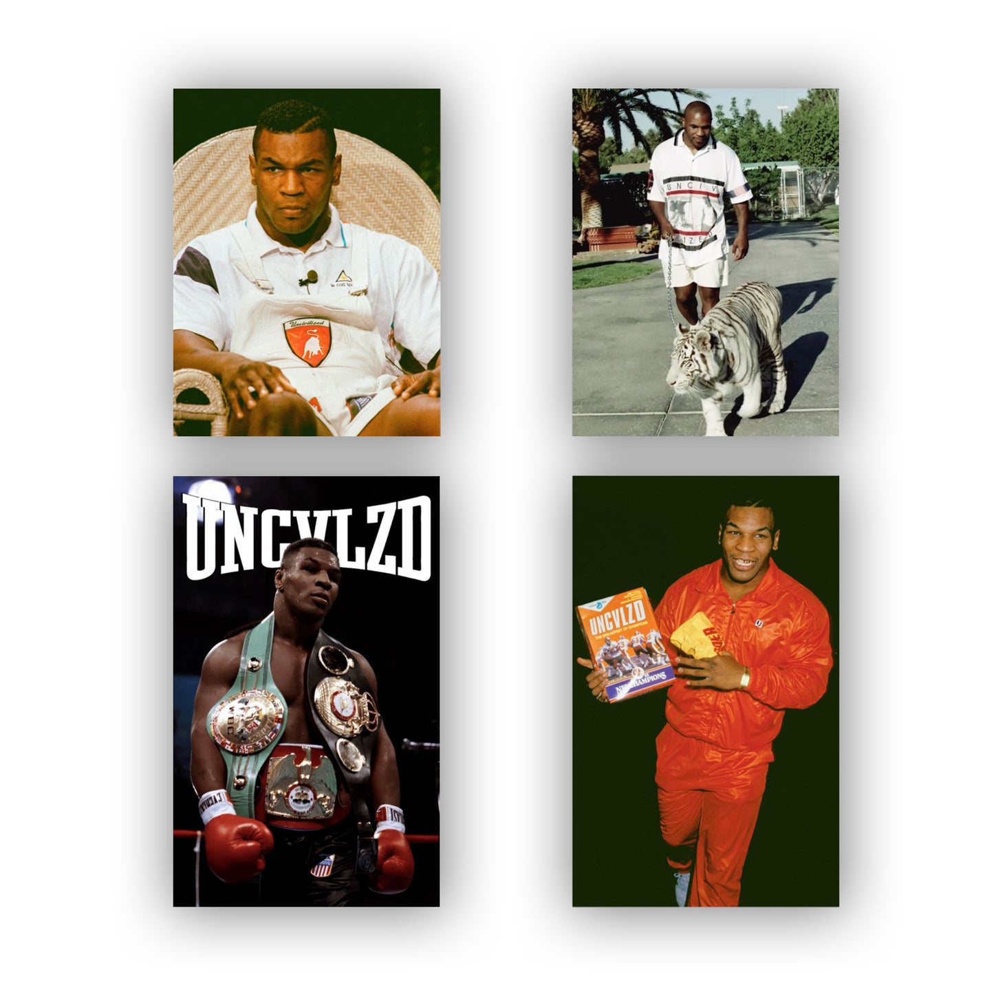 UNCIVILIZED "IRON MIKE" STICKER PACK