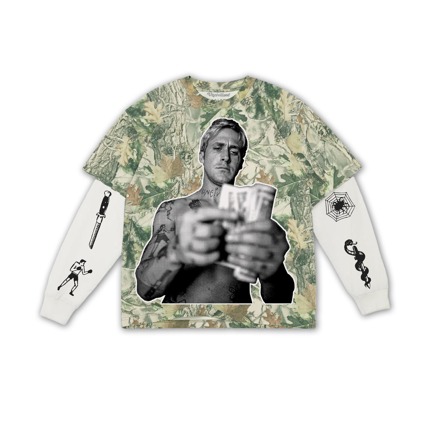 UNCIVILIZED "HANDSOME LUKE" 2FER T-SHIRT
