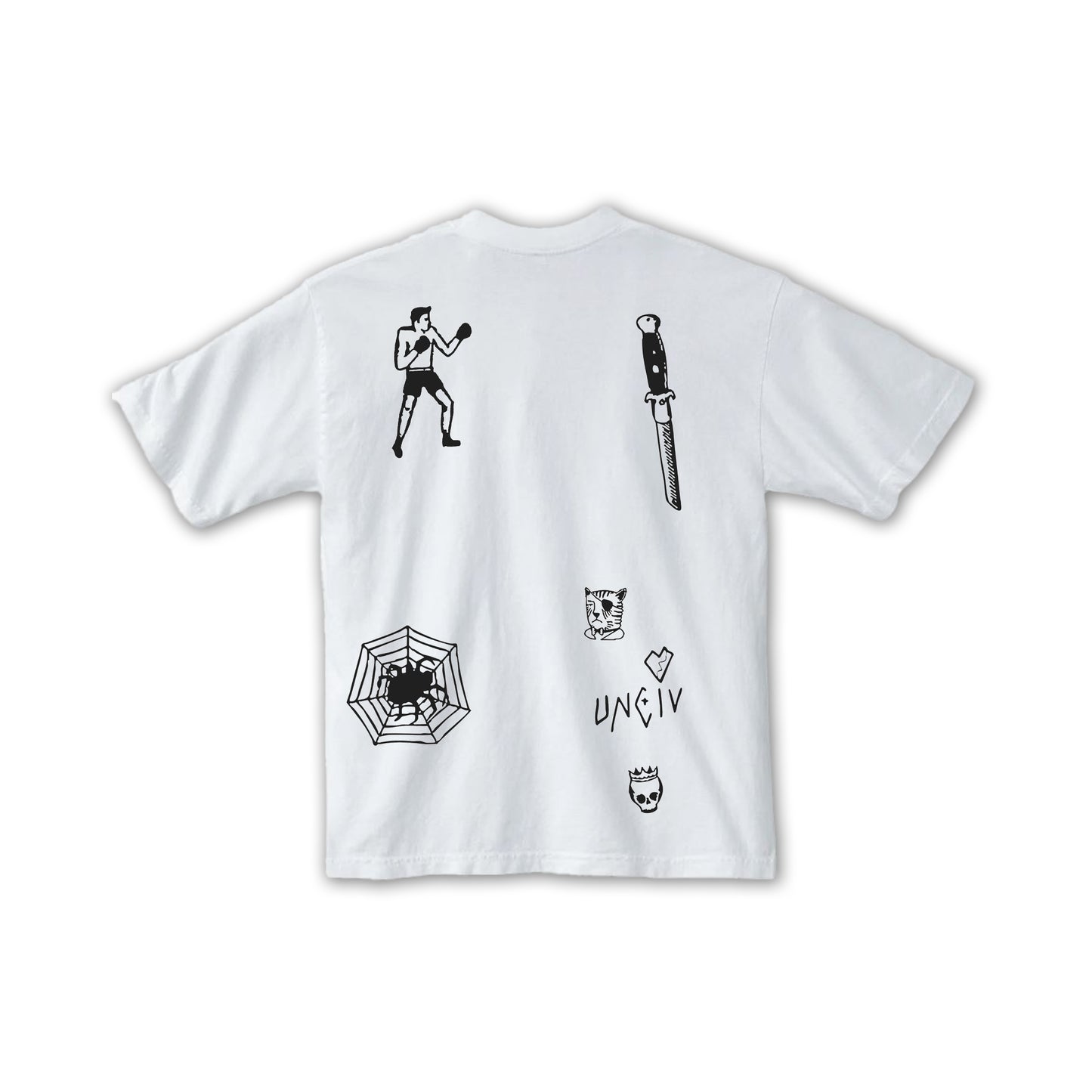 UNCIVILIZED "HANDSOME LUKE" T-SHIRT
