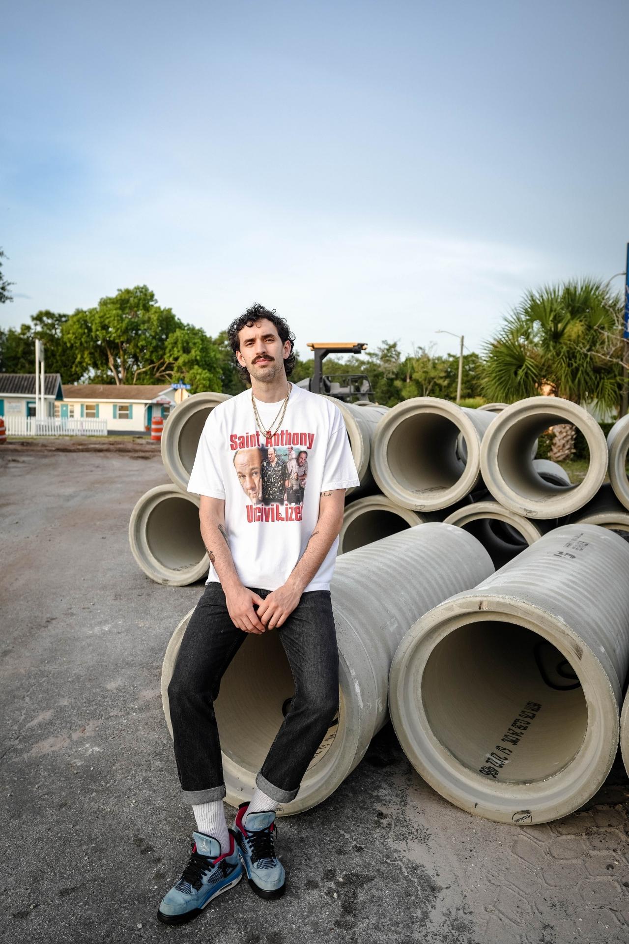 "SAINT ANTHONY" T-SHIRT BY UNCIVILIZED RESTOCK