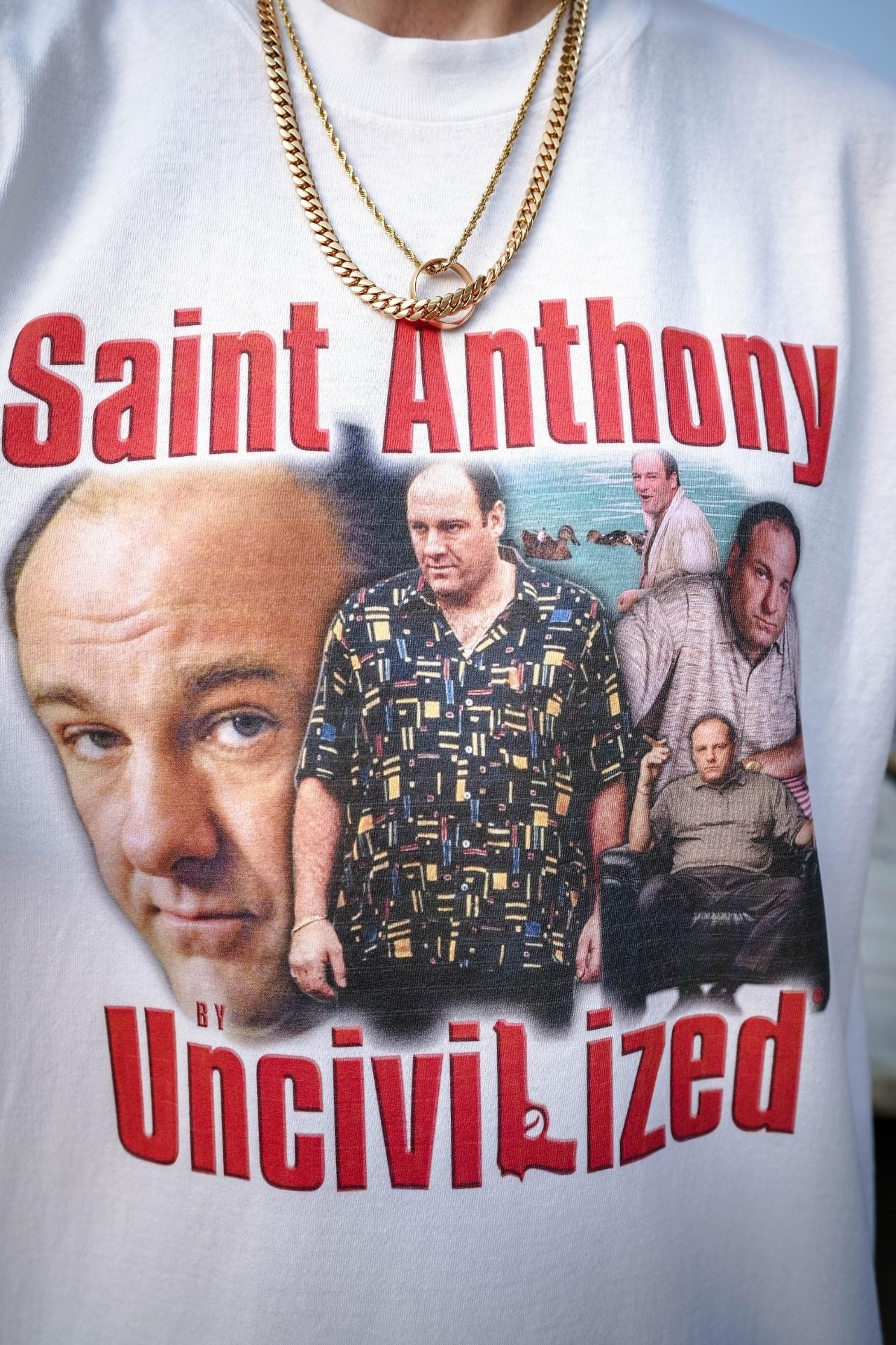 "SAINT ANTHONY" T-SHIRT BY UNCIVILIZED RESTOCK