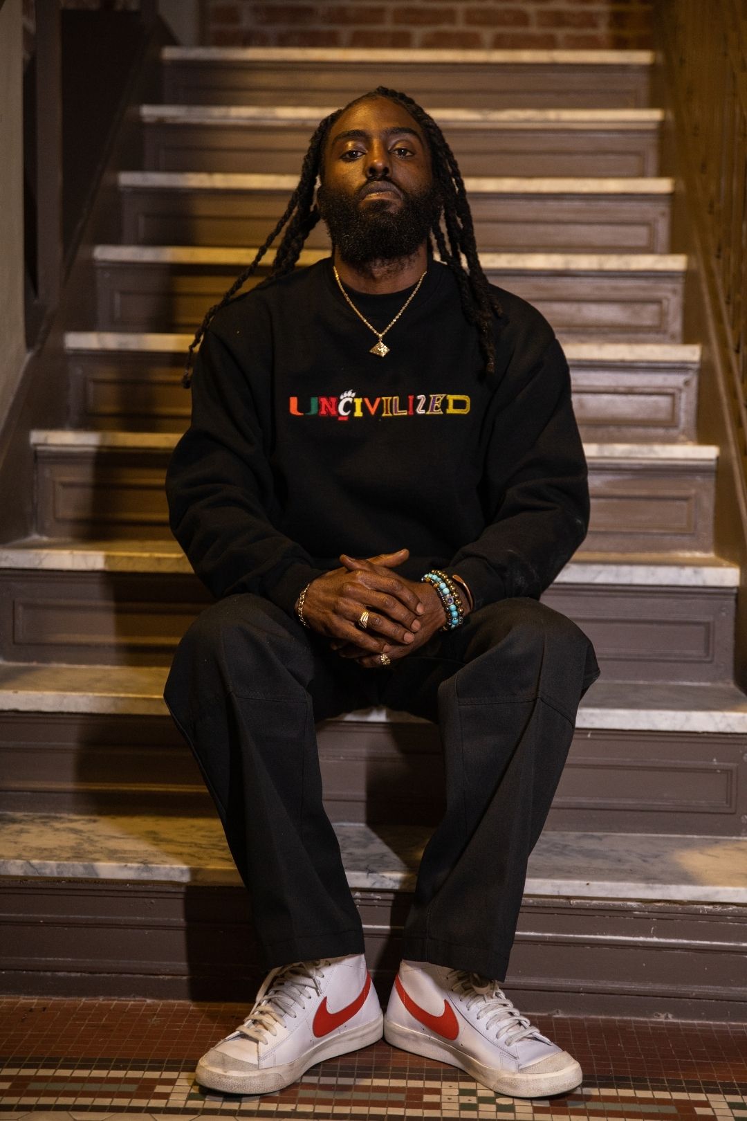 UNCIVILIZED "MARCH MADNESS" CREWNECK SWEATSHIRT