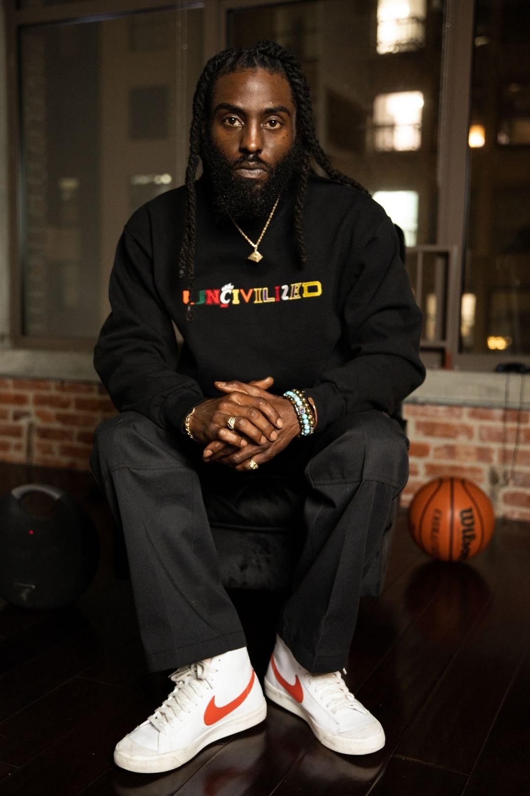 UNCIVILIZED "MARCH MADNESS" CREWNECK SWEATSHIRT