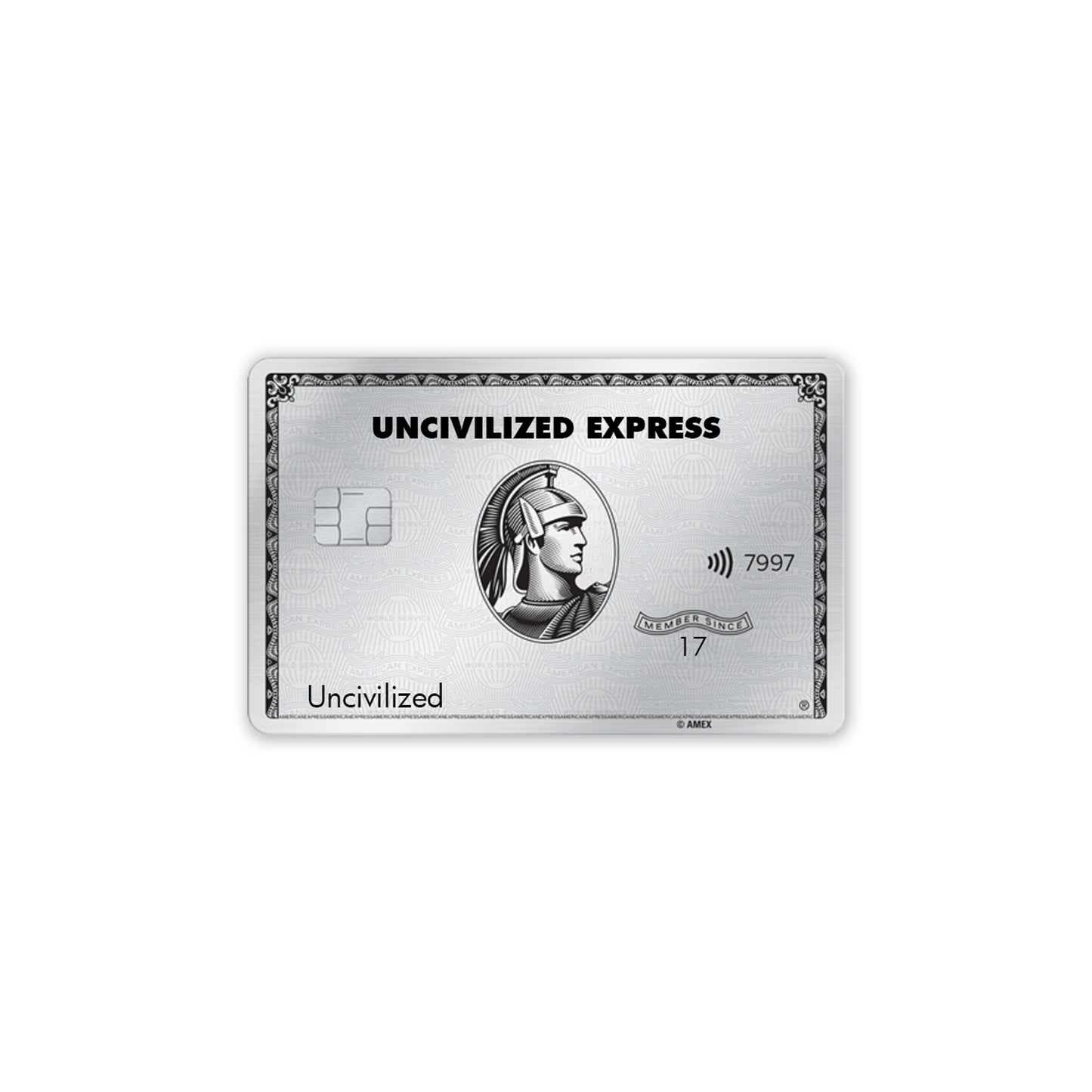 UNCIVILIZED GIFT CARD