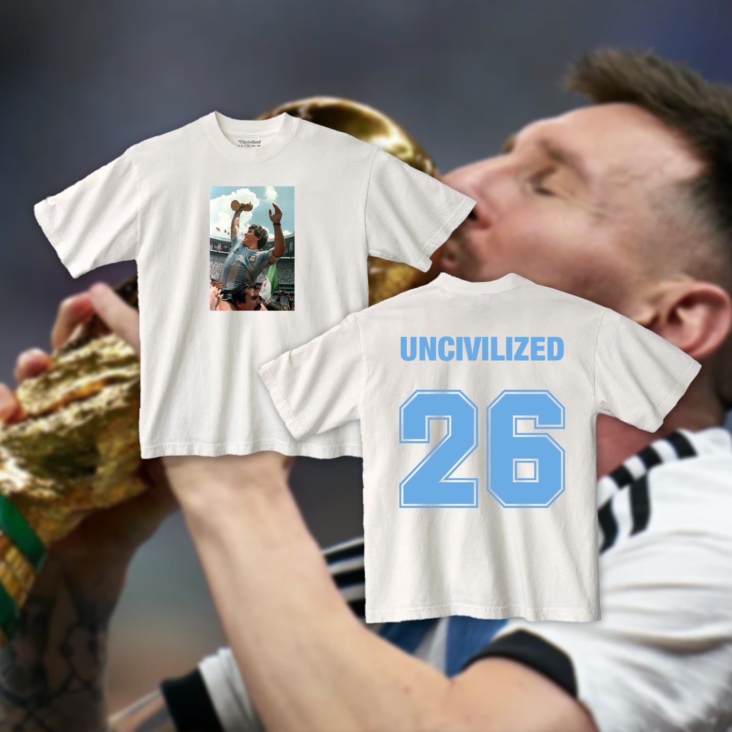 EARLY ACCESS: UNCIVILIZED "MARADONNA" T-SHIRT