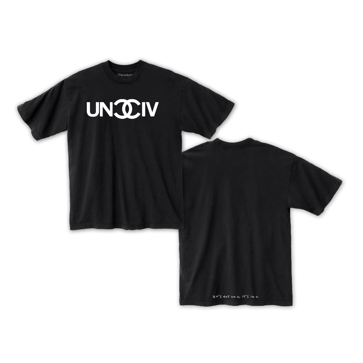 UNCIVILIZED "C ON BOTH SIDES" T-SHIRT