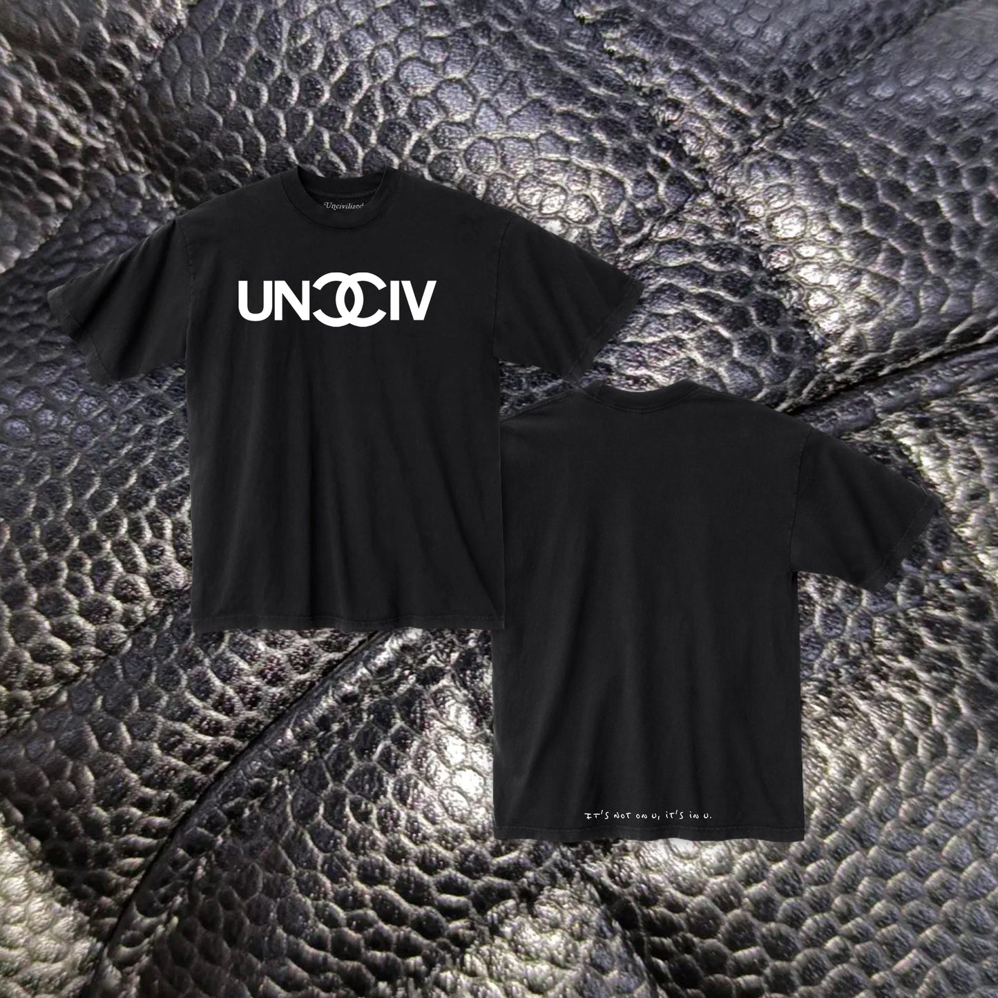 UNCIVILIZED "C ON BOTH SIDES" T-SHIRT