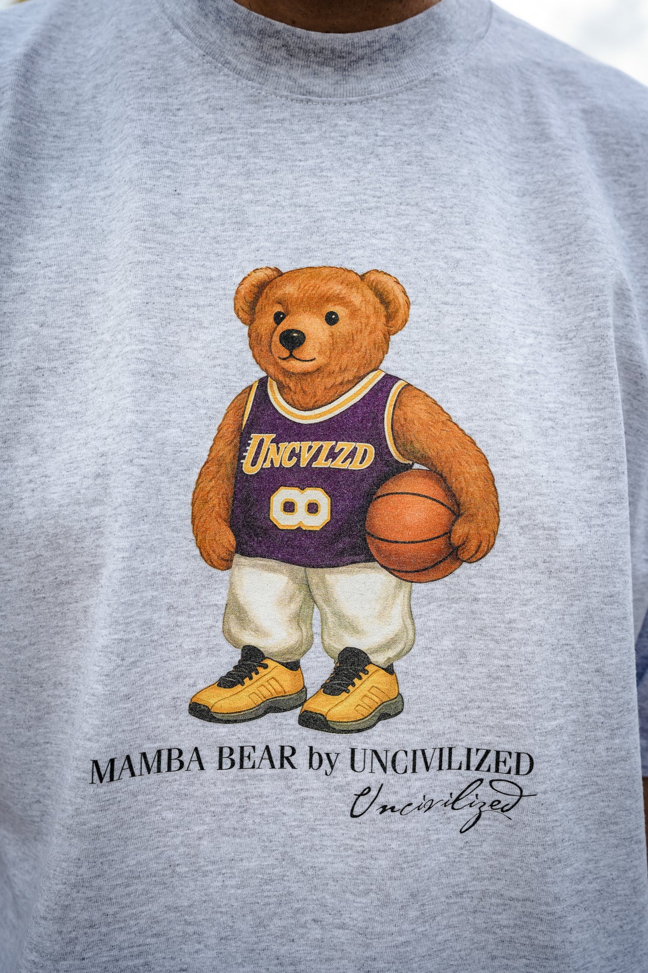 UNCIVILIZED "MAMBA BEAR" T-SHIRT