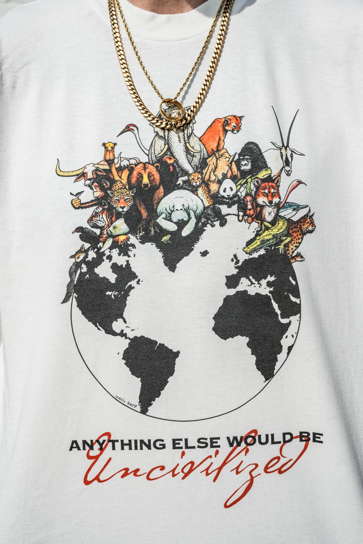 UNCIVILIZED "HERE FIRST" T-SHIRT