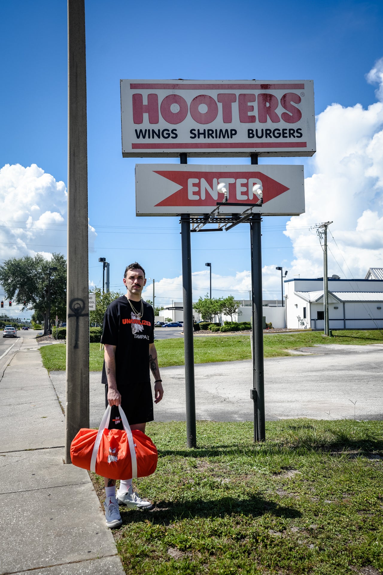 UNCIVILIZED "HOOTERS" DUFFLE BAG