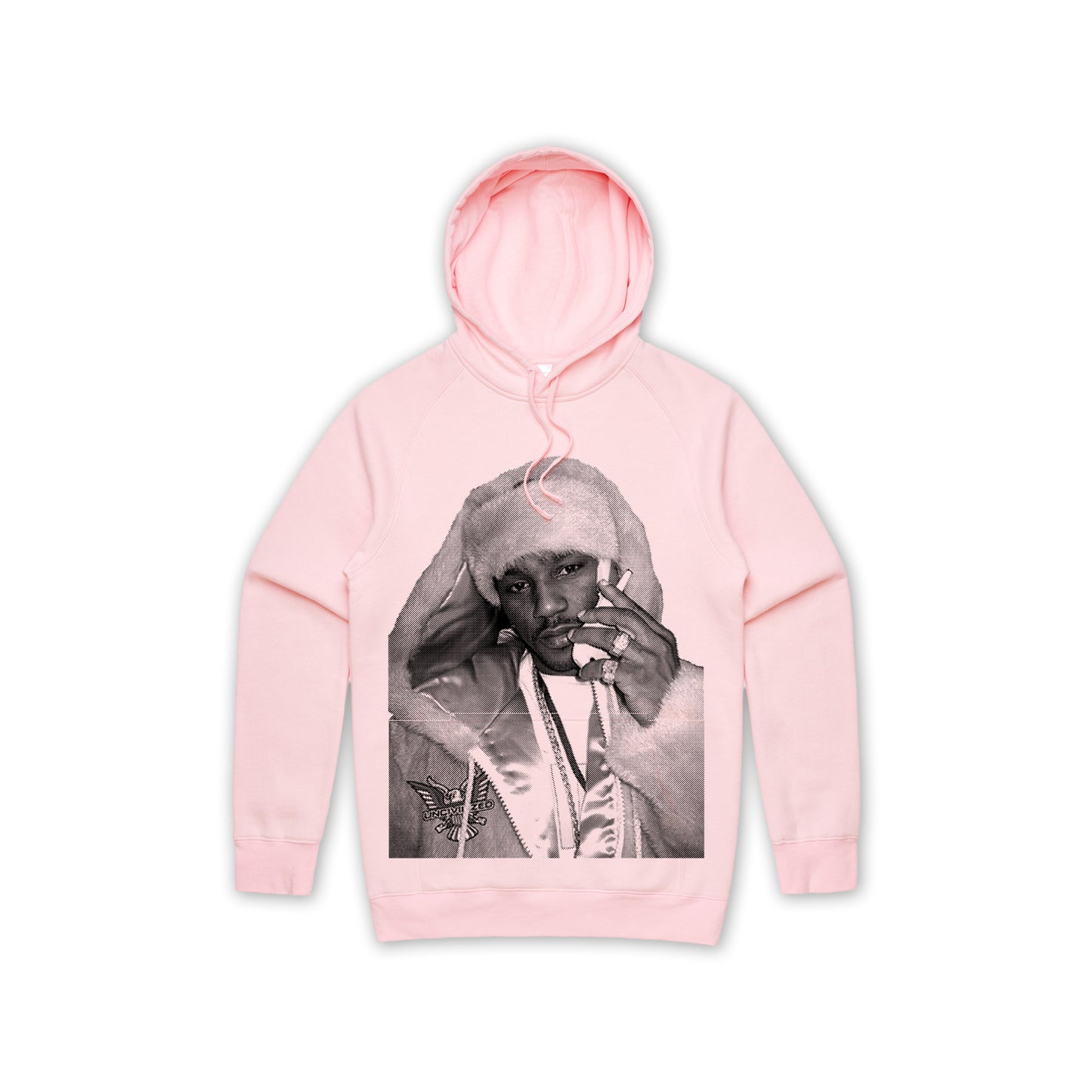 UNCIVILIZED "PINK MINK" HOODIE