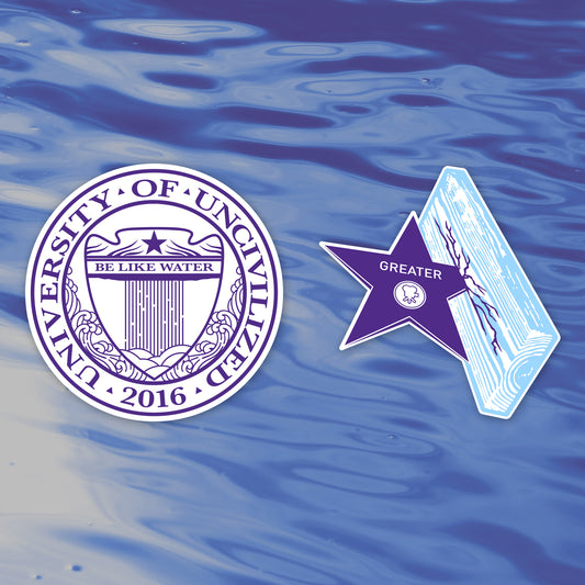 UNCIVILIZED X GPS "EMPTY YOUR MIND" STICKER PACK