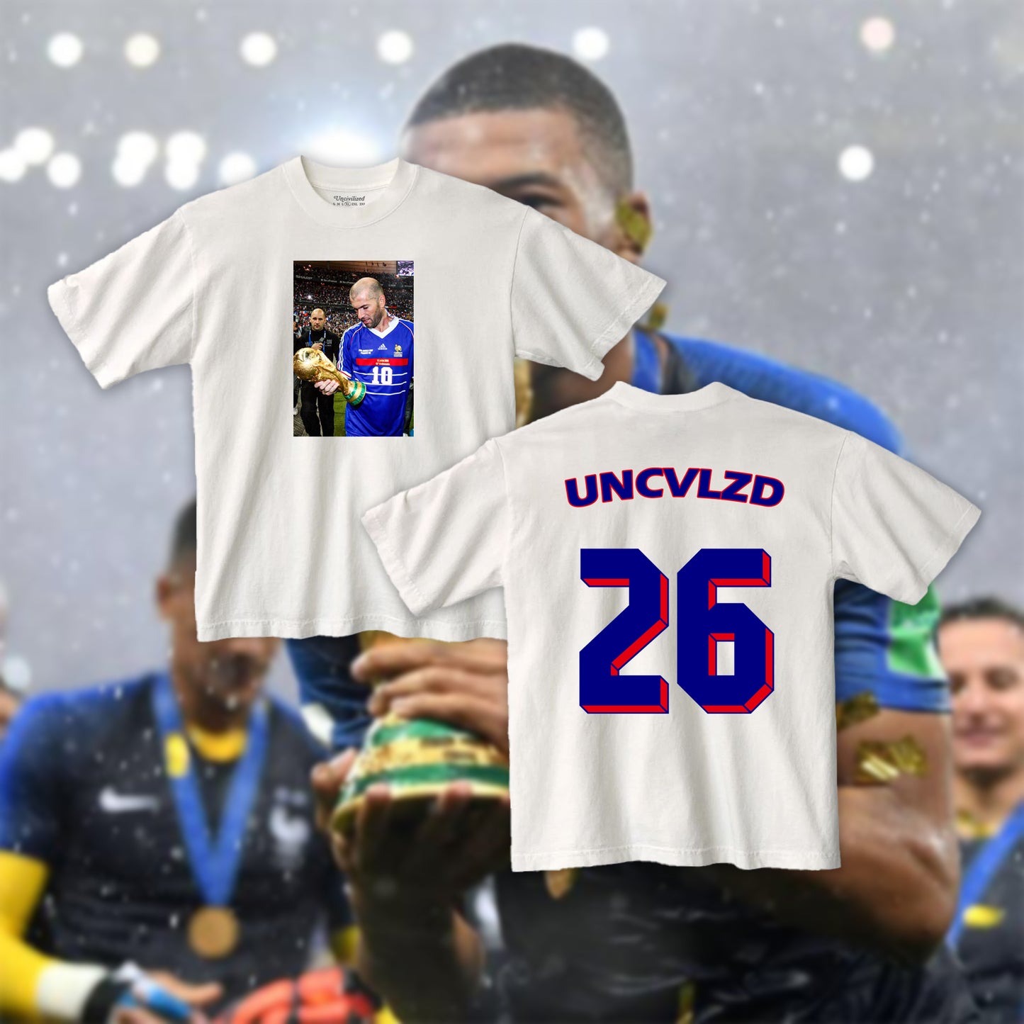 EARLY ACCESS: UNCIVILIZED "ZIDANE" T-SHIRT