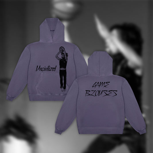 UNCIVILIZED "GAME BLOUSES" HOODIE