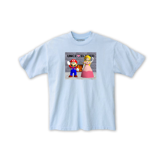 UNCIVILIZED "LOVE STORY" BABY BLUE T-SHIRT