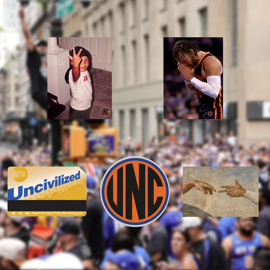 UNCIVILIZED "NY KNICKS" STICKER PACK