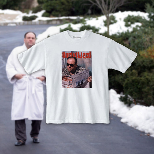UNCIVILIZED "NEWSPAPER" T-SHIRT