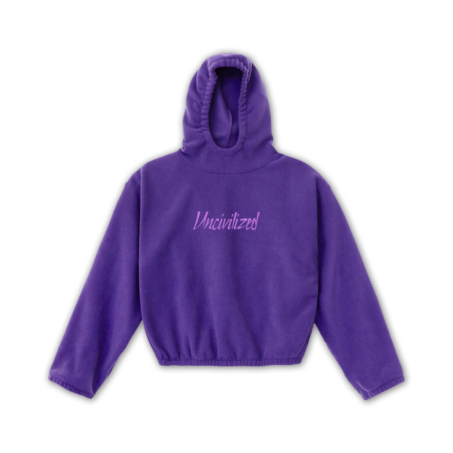 UNCIVILIZED "PURPLE RAIN" POLAR FLEECE HOODIE