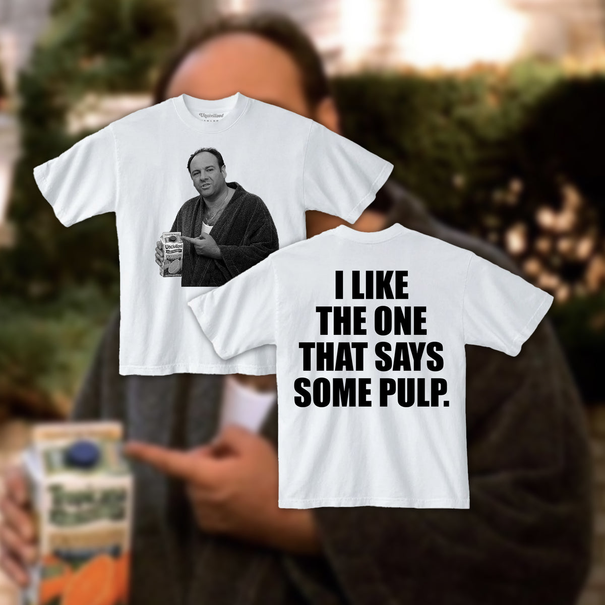 UNCIVILIZED "SOME PULP" T-SHIRT