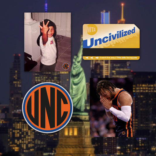 UNCIVILIZED "NY KNICKS" STICKER PACK