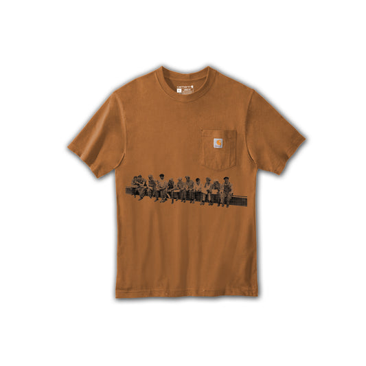 UNCIVILIZED "LUNCH ATOP" POCKET T-SHIRT