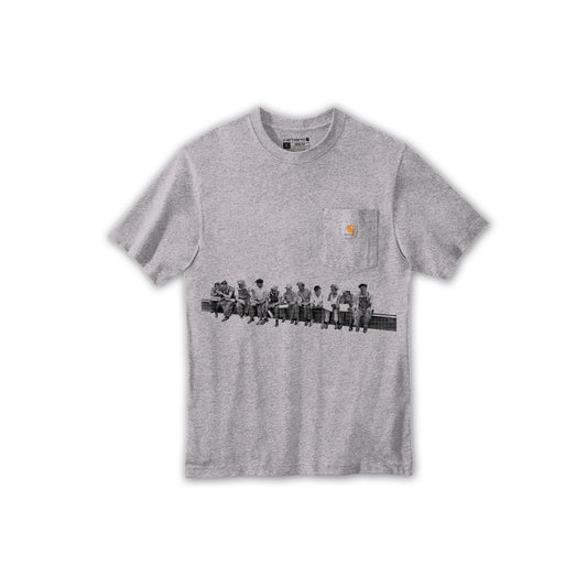 UNCIVILIZED "WE WORKIN'" POCKET T-SHIRT