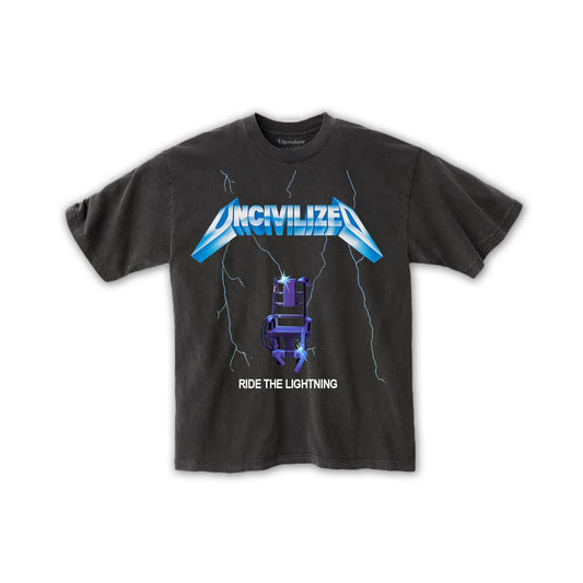 UNCIVILIZED "RIDE LIKE LIGHTNING" T-SHIRT