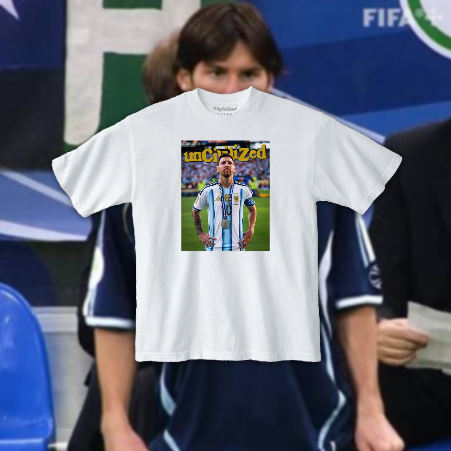 UNCIVILIZED "GRACIAS MESSI" T-SHIRT