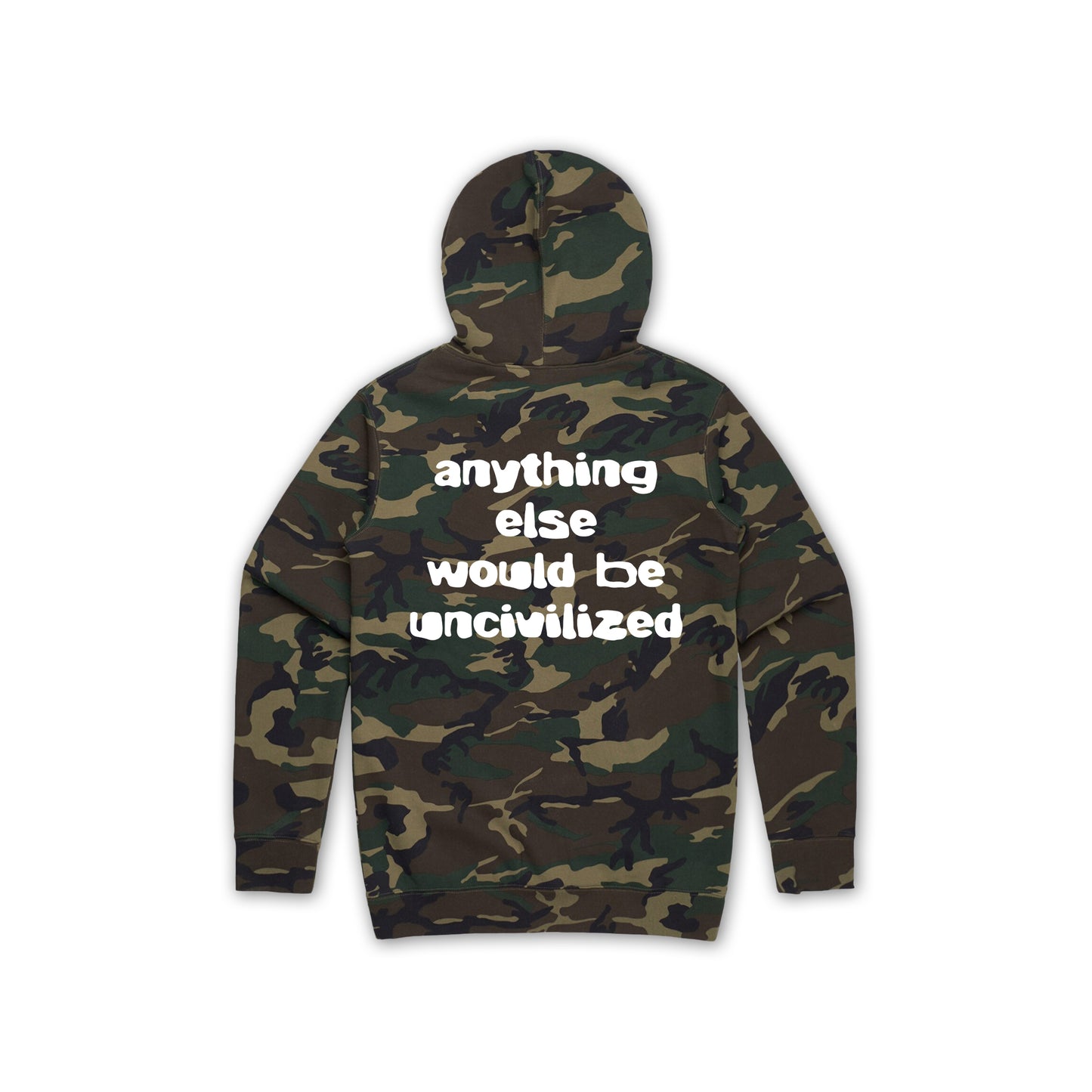 EARLY ACCESS: UNCIVILIZED "CAMO" HOODIE