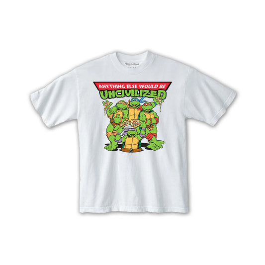 UNCIVILIZED "PIZZA POWER" T-SHIRT