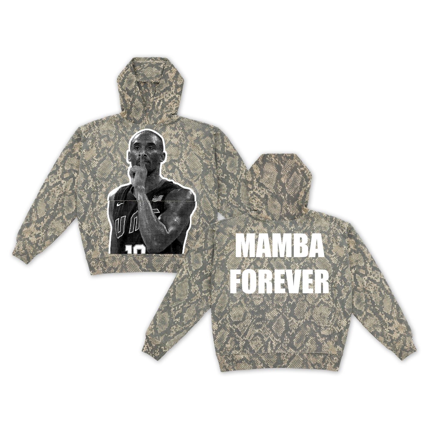 UNCIVILIZED "SILENCER" SNAKESKIN HOODIE