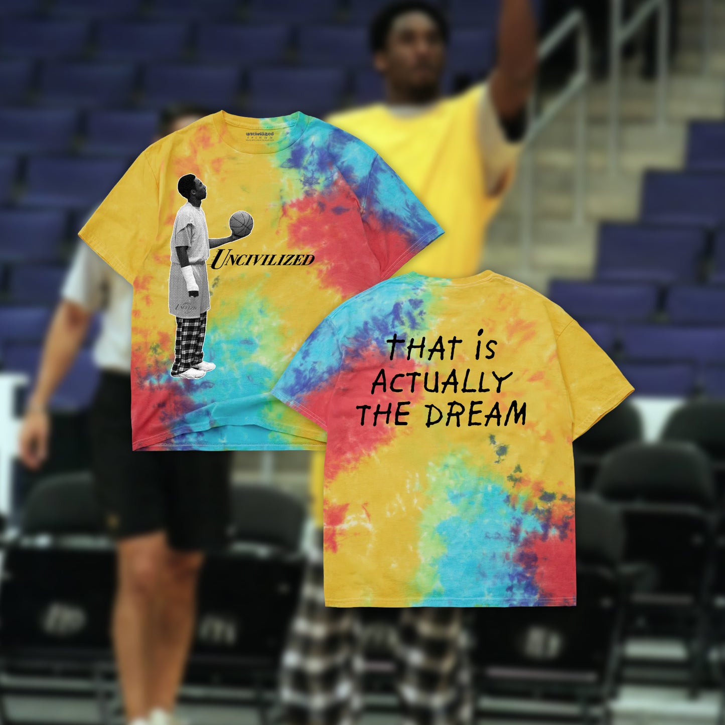 EARLY ACCESS: UNCIVILIZED "THE DREAM" TIE DYE T-SHIRT