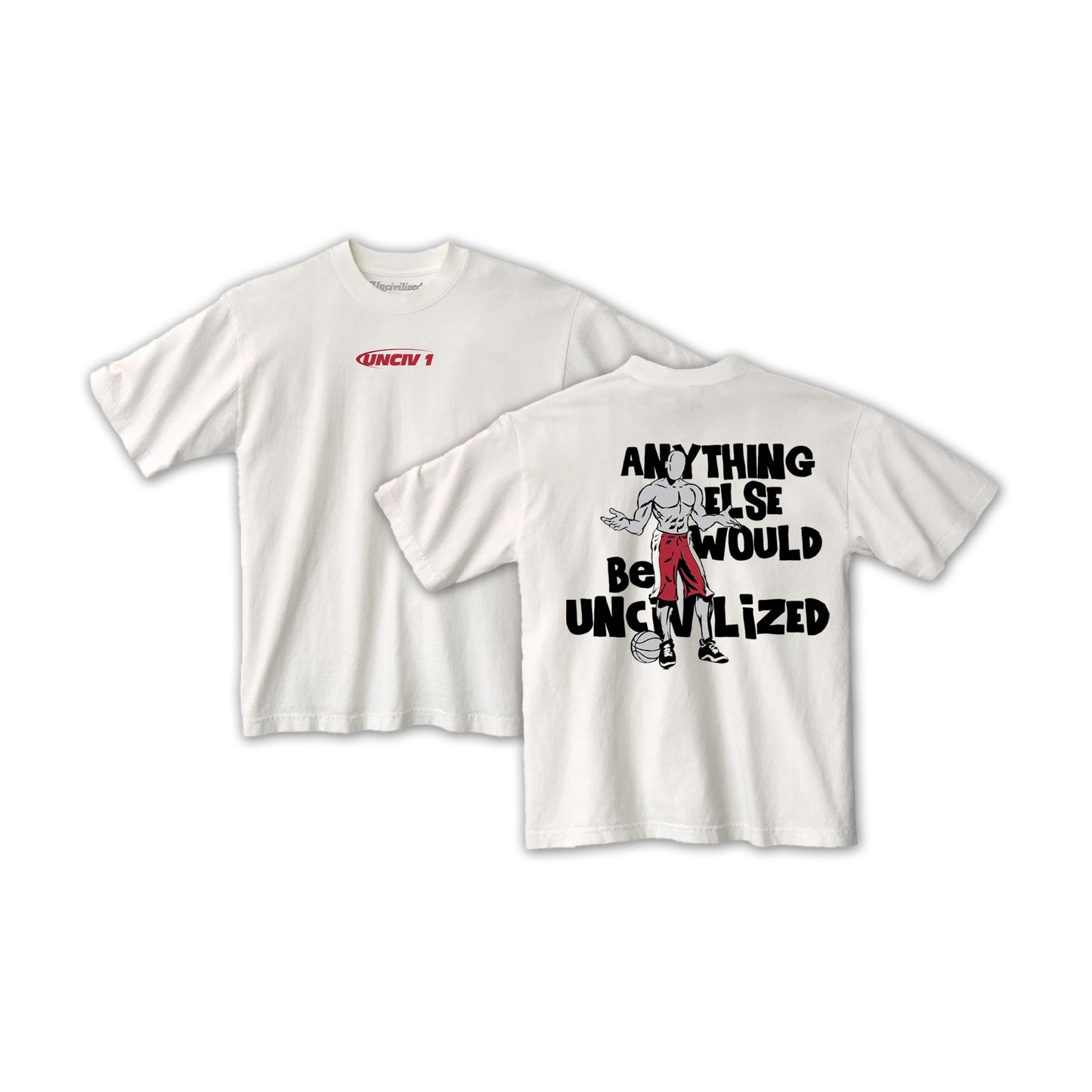 UNCIVILIZED "TRASH TALK" T-SHIRT