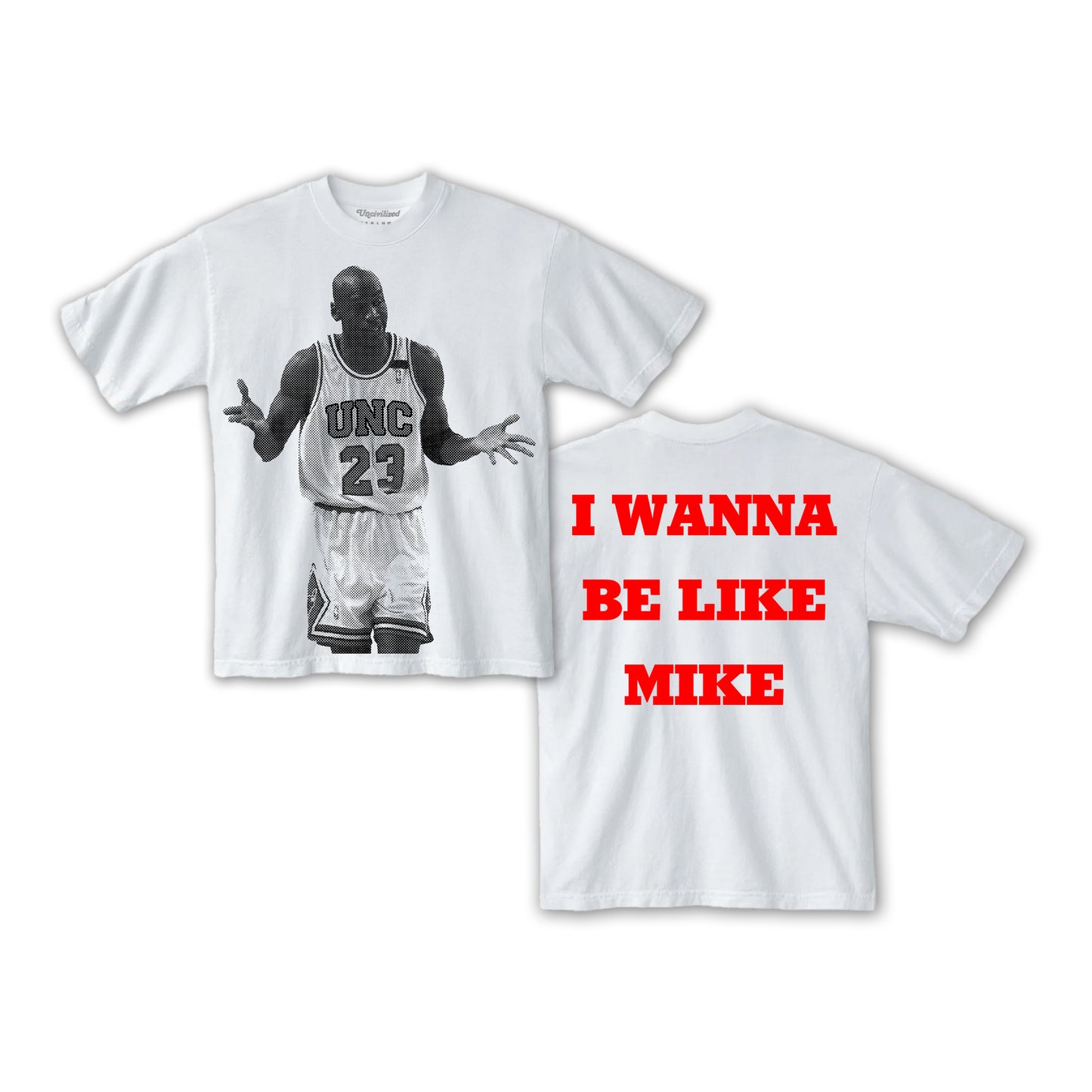 UNCIVILIZED "SHRUG" T-SHIRT