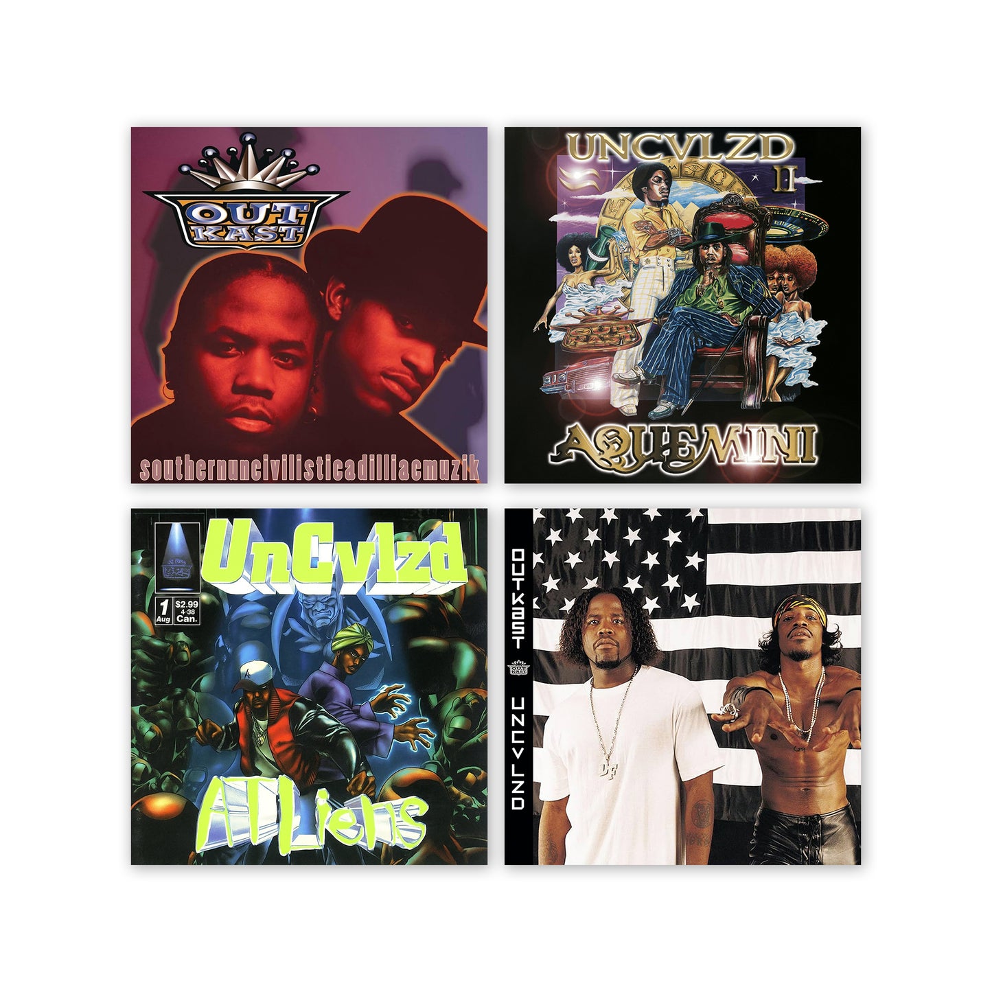 UNCIVILIZED "OUTKAST" STICKER PACK