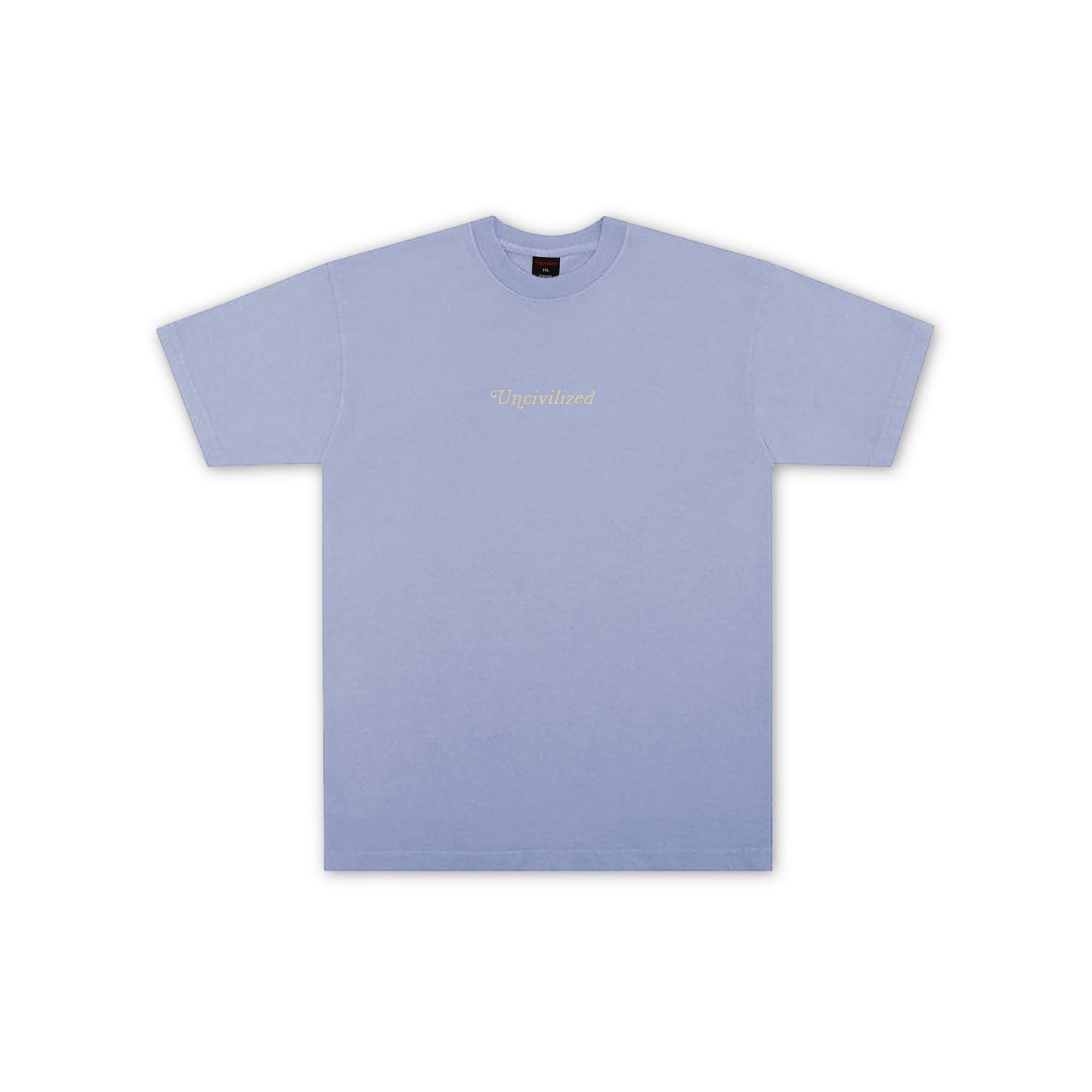 UNCIVILIZED "CLEAR BLUE" ESSENTIAL T-SHIRT