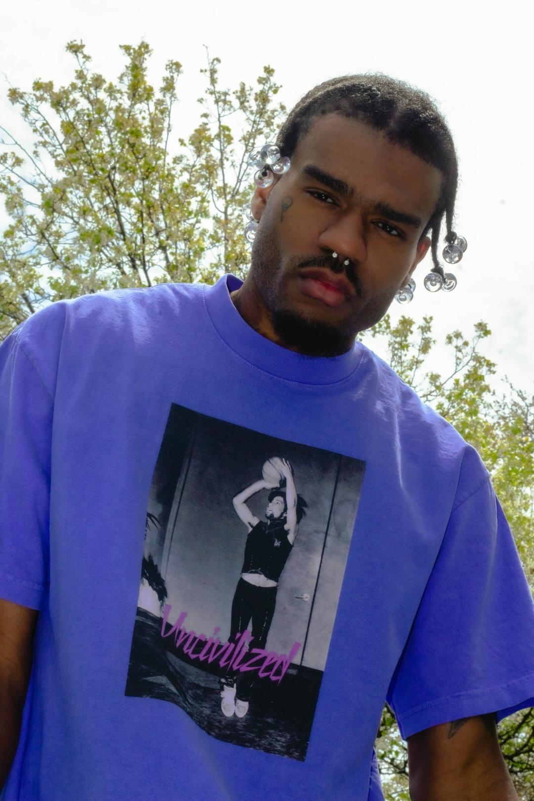 UNCIVILIZED "PURPLE RAIN" T-SHIRT