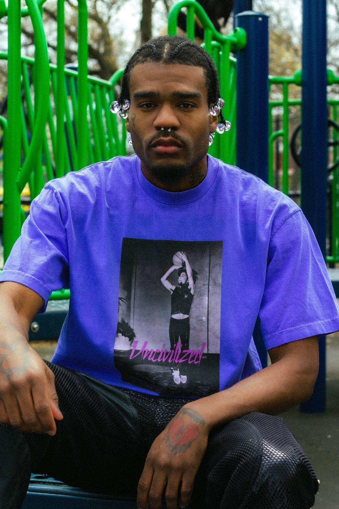 UNCIVILIZED "PURPLE RAIN" T-SHIRT